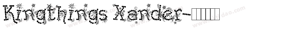 Kingthings Xander字体转换